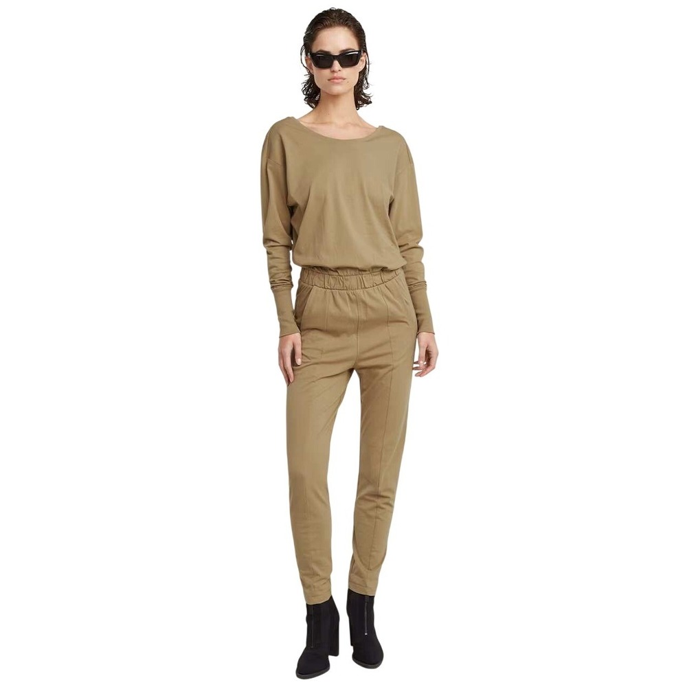 NEW G-Star‎ Raw Women's Bohdana Jumpsuit Beige Long Sleeve M Safari Utility